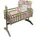 Victoria's Garden Cradle Bedding - Size 18x36