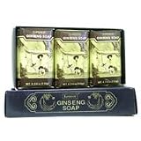 Bee & Flower Ginseng Soap 3 Bars (3.88 oz) by Superior Trading Company / 3 Count