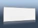 Standard Infrarotheizung 90 x 35 cm weiß Spiegelheizung mit Alurahmen 10 mm