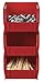 Quantum Storage Bin 5-3/8 " L, I.D.:4-3/4 " Lx3-7/16 " Wx2-13/16 " H Red Card Of 6