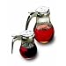 Chrome 6 oz Glass Syrup Jar Top