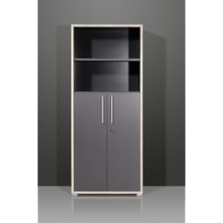 Aktenschrank Kombischrank Maronello 5 Ordnerhöhen