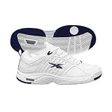 Men's Reebok Passing Shot Tennis Shoe-White/Athletic Navy