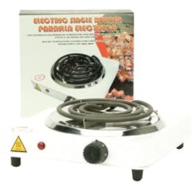 Electric Stove Portable Single Burner w  Temperature Control by Tectron International