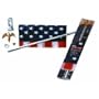 Valley Forge U.S. 3-Foot x 5-Foot Nylon Flag With Sewn Stripes & Embrodired Stars 6-Foot Telescoping Aluminum Pole Kit With Bracket