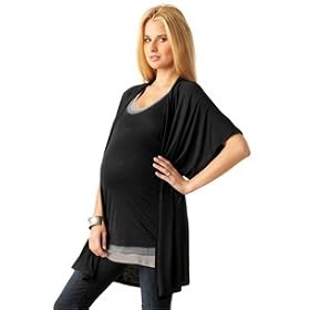 Buy A Pea in the Pod: Lavish by Heidi Klum Short Sleeve Cascade Maternity Cardigan by Lavish Heidi Klum