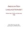 American Sign Language Alphabet: Webster's Timeline History, 1986