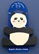 Magnetic Wooden Panda Magnet by The Toy Workshop