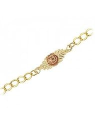 Black Hills Gold Rose Bracelet