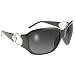 Women's Monaco Black Sunglasses with Smoke Fade Lens UV 400 Protection