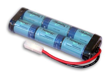31m3Il XUoL Tenergy 7.2V 3800mAh Flat NiMH High Power (38A Drain Rate) Battery Pack with Tamiya Connector for RC Cars and Sumo Robots