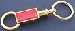 Texas Rangers Gold Tone Valet Keychain