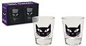 Stylized Black Cat Shot Glass Set