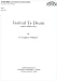Festival Te Deum: Vocal Score width=