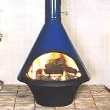 Malm Fireplaces LAN Porcelain Terra Cotta Red The Lancer Freestanding Woodburning Fireplace Unit - LAN