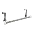 InterDesign York Over the Cabinet Towel Bar, White/Chrome