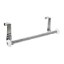 InterDesign York Over the Cabinet Towel Bar, White/Chrome