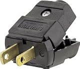LEVITON MFG L02-00101-0WP CLAMPTITE CORD PLUG - 15A/125V WHITE