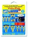 OOK 50918 Professional Picture Hanging Value Pack Kit, 34 Pack, Brass