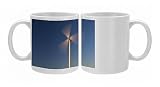 Wind turbine rotating Photo Mugs