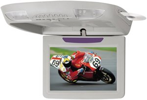 Soundstorm S9.2CG 9.2-Inch Widescreen Flip-Down TFT Monitor with Built-In DVD Player (Gray)
