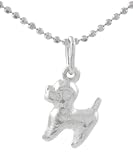 Children's Sterling Silver Poodle Pendant