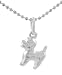 Children's Sterling Silver Poodle Pendant