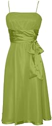 Chiffon Satin Dress Prom Formal Bridesmaid Holiday Party Cocktail