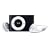2GB MP3 SHUFFLE PLAYER IN BLACK - 500 SONGS - (THIS IS NOT AN APPLE IPOD)