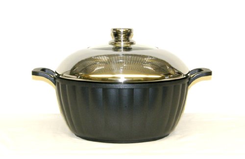 8 qt cast aluminum non-stick casserole / stock pot