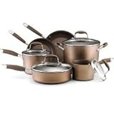 Anolon Advanced Bronze Collection Hard Anodized Nonstick 10-Piece Cookware Set