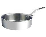 Review De Buyer  / De Buyer Affinity, Saute Pan, Stainless Steel, 24x7.5 cm, 3 litres