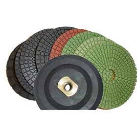 Buy 4 JX Shine Diamond Polishing Pad - Set of 8 with Free Back Holder by Toolocity now!