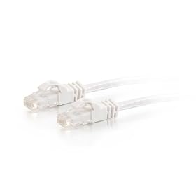 Cbl/0.5M White CAT6PVC SLess UTP C