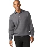 Ashworth Mens French Rib 3-Button Pullovers