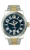 Tommy Hilfiger Two-tone Stainless Steel Bracelet Blue Dial Men's Watch #1790673
