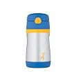Foogo by Thermos Leak-Proof SS 12 oz Straw Bottle in Blue