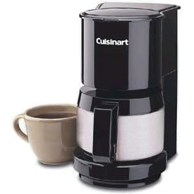 Cuisinart DCC-450BK 4-Cup Coffeemaker with Stainless Steel Carafe - Black by CUISINART CORP