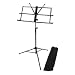 FOLDING SCORE / MUSIC STAND - BLACK Steel Musical Gear