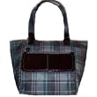 Women's Liz Claiborne Purse Handbag Tote Large Plaid Toting Essential