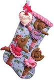 31m4ECWQNHL. SL160  Bucilla Ballet Bears Stocking Felt Kit