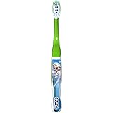 Oral-B Pro-Health Jr. CrossAction Disney Frozen Manual Kids Toothbrush with FREE Disney Magic Timer App by Oral-B 1 Count, Colors May Vary