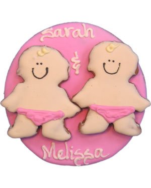 Beautiful Cookies Organic Party Favors-Twins Organic Cookies Cookies, 10 Cookies by Beautiful Cookies