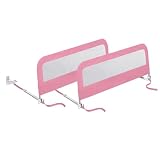 Summer Infant Sure and Secure Double Bedrail, Pink by Summer Infant