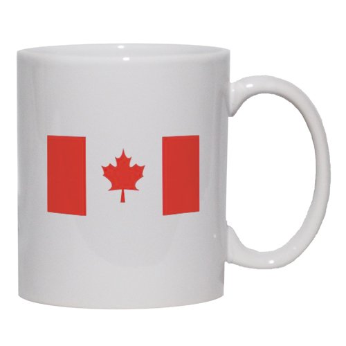 CANADA / CANADIAN FLAG Mug for Coffee / Hot Beverage (choice of sizes and colors)