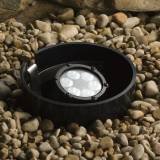 Kichler Lighting 15748BKT LED Well Light 6-Light Low Voltage 60 Degree Wide Spread Light, Textured Black with Clear Tempered Glass Lens