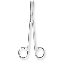 Stainless Steel Curved Metzenbaum Scissor, 5-1/2" Length, For Single Use (Pack of 100)