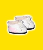 White Tennis Shoes w/Pink Stripe clothes fits 12 Snuggl'ems, 8 - 10 Stuffed Animal kits & most Webkinz & Shining Star animals