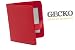 Die original GeckoCovers Luxus Amazon Kindle Touch Lederhülle und Kindle Touch 3G Hülle Gerneration 2012 E-Reader Ebook Cover Kindle Hülle rot / red - im praktischen Buchstyle mit original Gecko Applikation Leder Kindlehülle Etui Case Tasche AUCH IM SPARSET mit Ladeadapter und LED Leselicht ERHÄLTLICH!