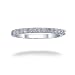 1/5 Ct. Natural Diamond Wedding Band Ring 14k White Gold